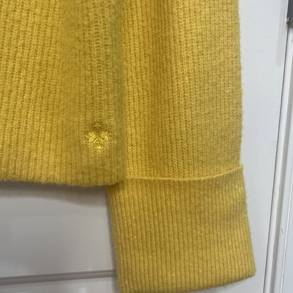 KATE SPADE YELLOW WOOL V NECK CARDIGAN - Picture 5 of 7